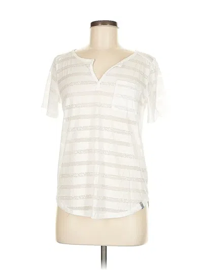 Pre-owned Marc New York By Andrew Marc Performance Short Sleeve T-shirt In White