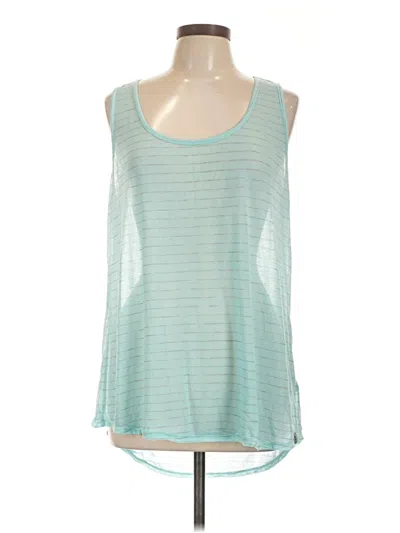 Pre-owned Marc New York By Andrew Marc Performance Tank Top Teal Scoop Neck Tops