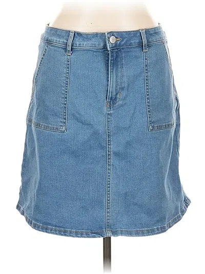 Pre-owned Marc New York Denim Skirt In Blue