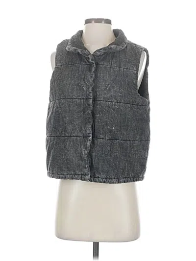 Pre-owned Marc New York Denim Vest In Gray
