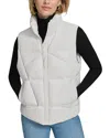 Marc New York Andrew Marc Puffer Vest In Cream