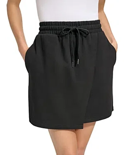 Marc New York Faux Wrap Skirt In Black