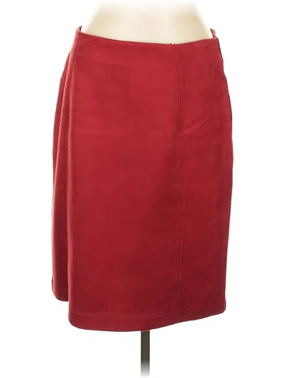 Pre-owned Marc New York Formal Skirt In Burgundy
