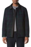 Marc New York Gosper Water Resistant Shirt Jacket In Plaid Blk/grn