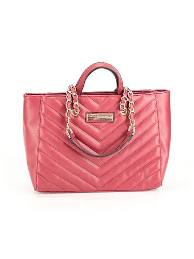 Pre-owned Marc New York Leather Satchel In Burgundy