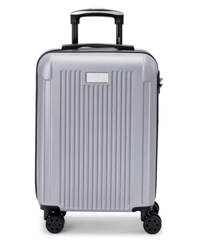 Marc New York Lotus 21" Upright Luggage In Silver