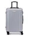 Marc New York Lotus 25" Upright Luggage In Silver