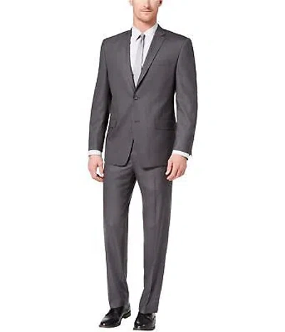 Pre-owned Marc New York Marc York Mens Classic-fit Formal Tuxedo In Gray