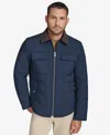 Marc New York Men's Brockman Quilted Shirt Jacket In Blue