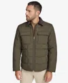 Marc New York Men's Brockman Quilted Shirt Jacket In Green