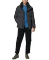 Marc New York Men's Godwin Quilted Trucker Jacket With Removable Faux-fur Trim In Charcoal