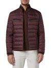 Marc New York Men's Grymes Channel Quilted Puffer Jacket In Oxblood