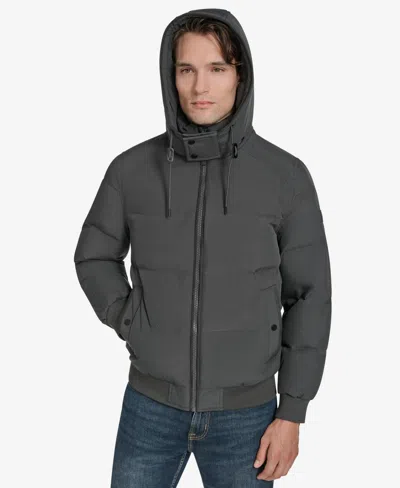 Marc New York Men's Langham Long Sleeves Bomber Jacket In Gray