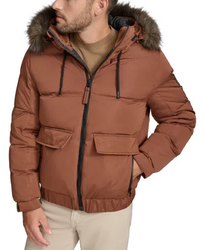 Marc New York Men's Lithgow Puffer Jacket In Copper