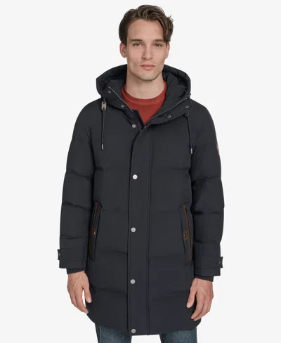 Marc New York Men's Rummel Core Hooded Stadium Coat In Black