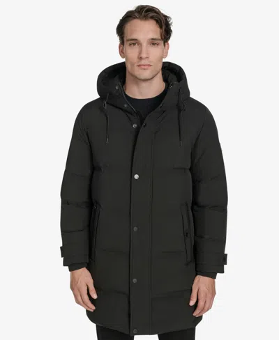 Marc New York Men's Rummel Core Hooded Stadium Coat In Black