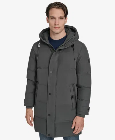 Marc New York Men's Rummel Core Hooded Stadium Coat In Green