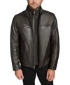 Marc New York Men's Winton Leather Jacket In Dark Brown