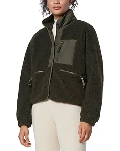 MARC NEW YORK MIXED MEDIA SHERPA JACKET