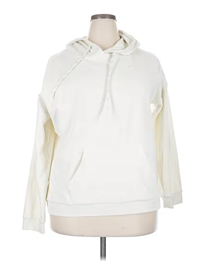 Pre-owned Marc New York Pullover Hoodie In White