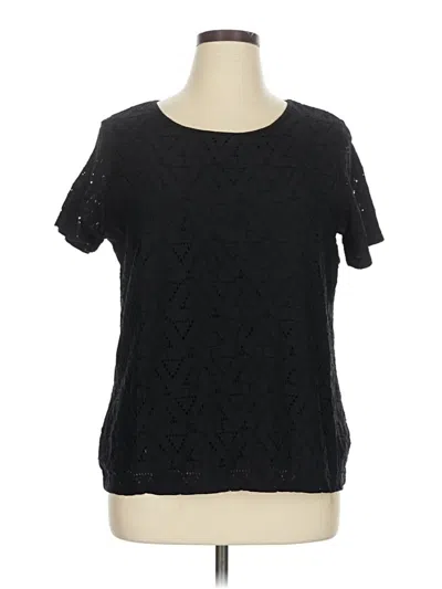 Pre-owned Marc New York Short Sleeve T-shirt In Black