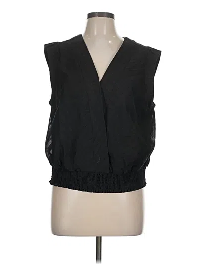 Pre-owned Marc New York Sleeveless Blouse In Black