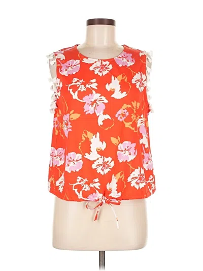 Pre-owned Marc New York Sleeveless Blouse In Orange