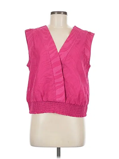 Pre-owned Marc New York Sleeveless Blouse In Pink