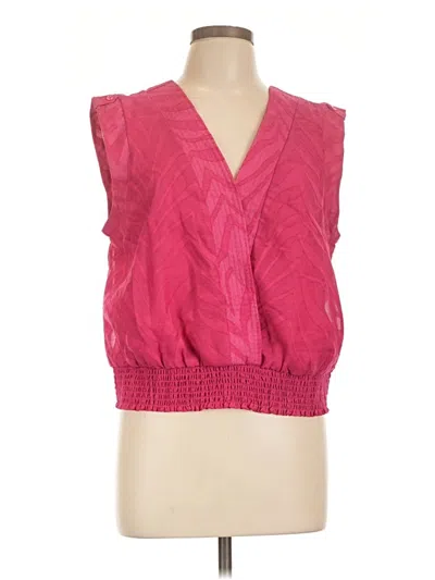 Pre-owned Marc New York Sleeveless Blouse In Pink
