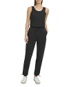 Marc New York Sleeveless Sporty Knit Jumpsuit In Black