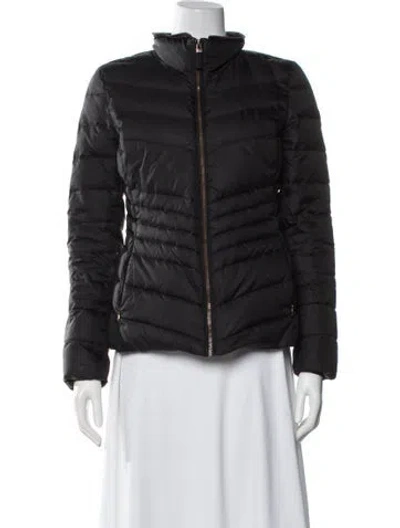 Pre-owned Marc New York Striped Down Jacket In Black