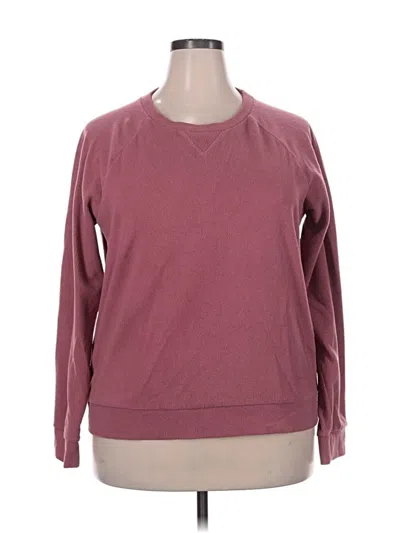 Pre-owned Marc New York Sweatshirt In Burgundy