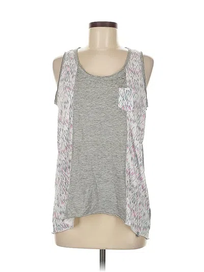 Pre-owned Marc New York Tank Top Gray Halter Neckline Tops