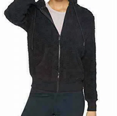 Marc New York Women's Cozy Sherpa Full Zip Jacket In Black
