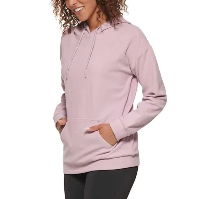 Marc New York Women's Performance Brushed Rib Front Pocket Hoodie In Pink