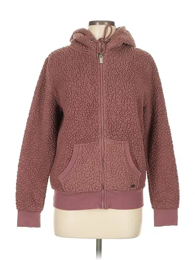 Pre-owned Marc New York Zip Up Hoodie In Burgundy