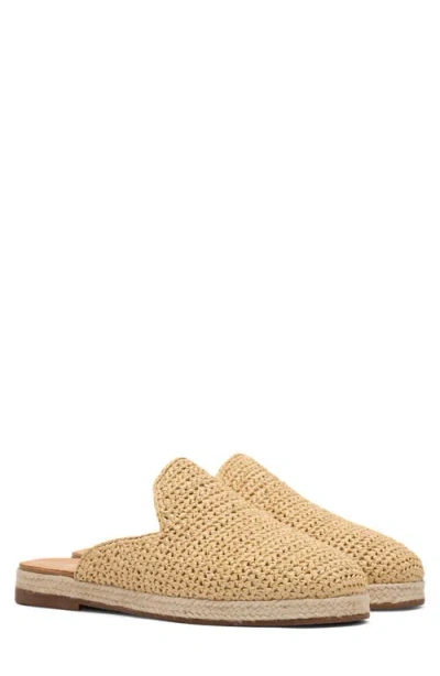 Marc Nolan Bahia Woven Raffia Mule In Blue