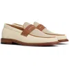 Marc Nolan Calum Mesh Penny Loafer In White