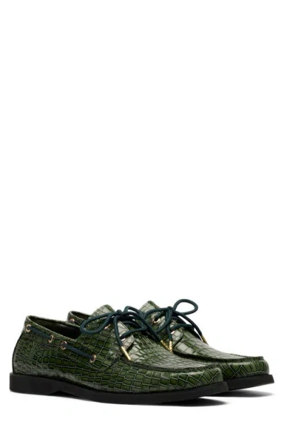 Marc Nolan Capri Boat Shoe In Black
