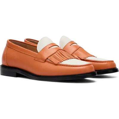 Marc Nolan Clint Fringe Penny Loafer In Multi