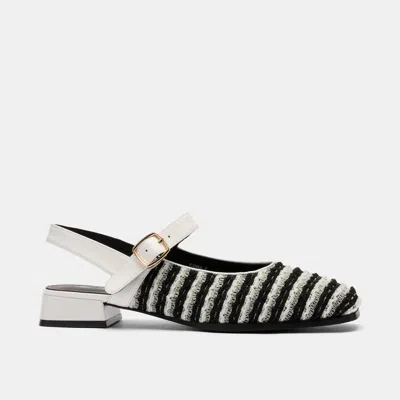 Marc Nolan Cora Leather Mary Jane Lug Slingbacks In Multi