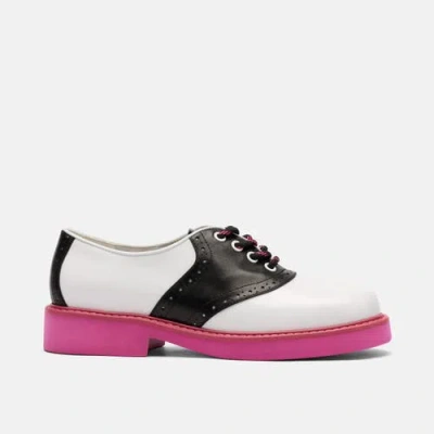 Marc Nolan Demi Calf Leather Lug Oxfords In Multi