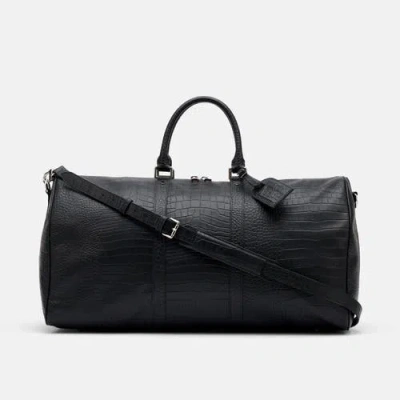Marc Nolan Large Weekender Duffle Bag In Black