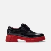 Marc Nolan Ms. Alexander Leather Lug Wingtip Derby