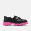Marc Nolan Ms. Journey Leather Lug Tassel Loafer
