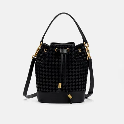 Marc Nolan Nora Leather Bucket Bag In Black
