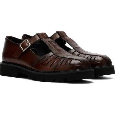 Marc Nolan Rocky Fisherman Sandal In Brown