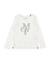 Marc O' Polo Babies'  Toddler Girl T-shirt Cream Size 5 Cotton In White