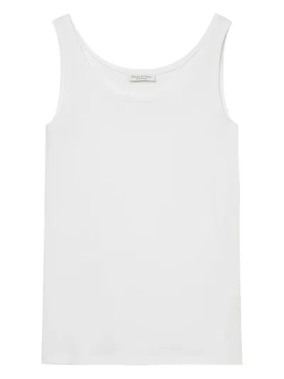 Marc O'polo Scoop-neck Tank Top In White