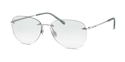 Marc O'polo 500037 00 Men's Glasses Silver Size 58 - Free Lenses - Blue Light Block Available
